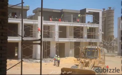 Townhouse ready to move in Hood 2 Green Belt Sheikh Zayed on Waslet Dahshour