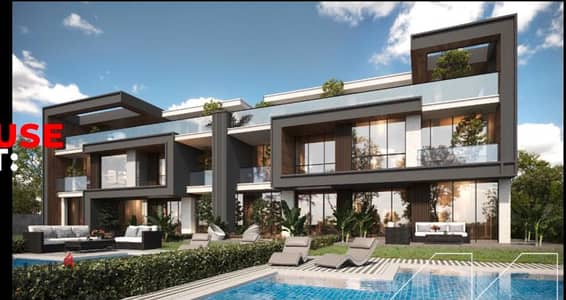 Constructed Townhouse 225m in Hood2 Green Belt Waslet Dahshour Zayed