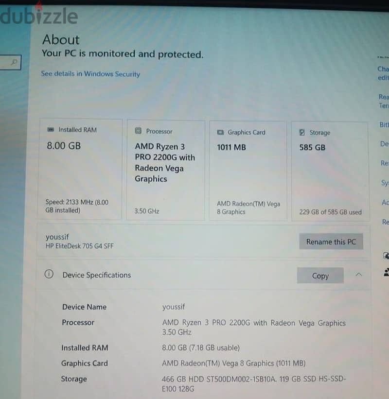 HP 705 G4 1