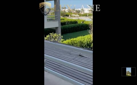 Just 200 meters from the sea, a twin villa for sale in Amwaj North Coast Village, Sidi Abdel Rahman, KM 136. Two floors, 4 bedrooms, 4 bathrooms, full