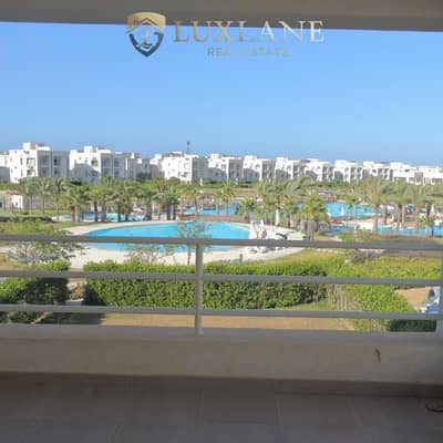 Luxury twin house, first row on the sea, in a very prime location in the Amwaj North Coast Village project, kilometer 136, Sidi Abdel Rahman Bay, afte