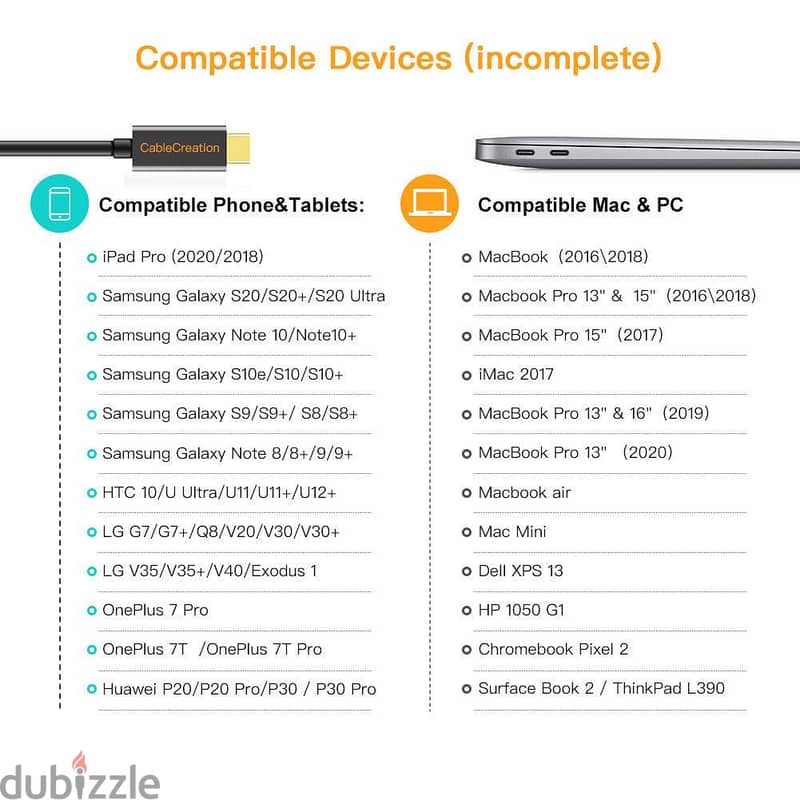 وصلة كابل HDM لمدخل type-C 7