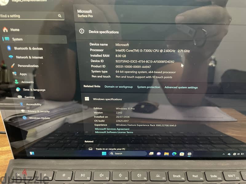 Microsoft surface pro 5 2