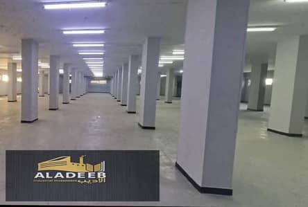 للايجار مصنع ملابس 3500 متر خرسانة - رخصة تشغيل قديمة