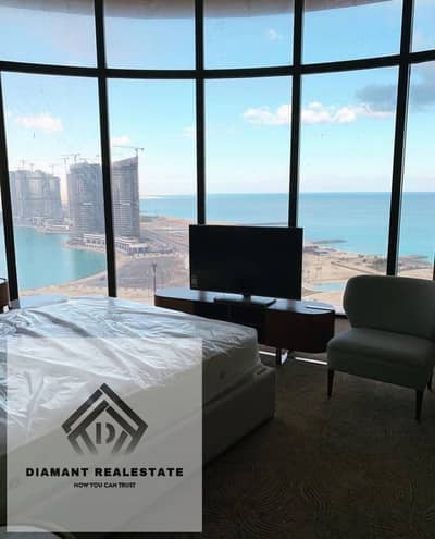 شقه فندقيه في ذا جيت العلمين استلام فوري وبفيو بانوراما بحر ولاجون باقل من سعرها متشطبه High End بخدمات فندقيه بالتقسيط علي 12سنه خطوات من فندق THE G