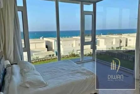 شالية جاهز للمعاينة والسكن بتشطيب كامل في قلب العين السخنة برايم لوكيشن Sea view من كل الغرف قرية بوهو Boho باقل مقدم واطول سداد وتقسيط مريح