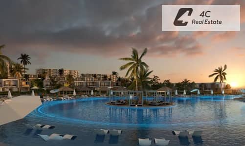 باقل من سعر الماركت لسرعه البيع شقة فندقية تشطيب كاملFull Sea View ريسيل فيDose الساحل الشمالي بتقسيمه مميزة