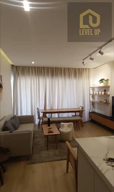شقه للايجار مفروشه فيو مميز في كمبوند ليك فيو ريزدنس