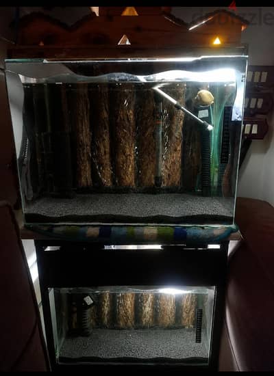 2حوض سمك بالغطاء