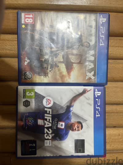 Fifa 23 arabic edition and mad max story game ps4
