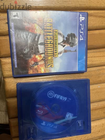 Offer 2 ps4 cd disks FIFA 19 + PUBG PS4 EDITION