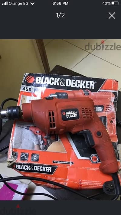 دريل بلاك اند ديكر drill black&decker