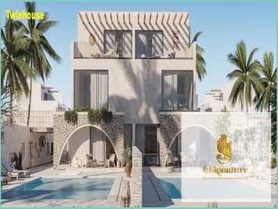 للبيع شاليه ارضي بجاردن متشطب بالكامل في سولت رأس الحكمه الساحل الشمالي استلام 2028 فيو لاجون