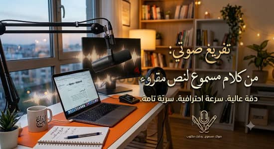تفريغ صوتي سريع
