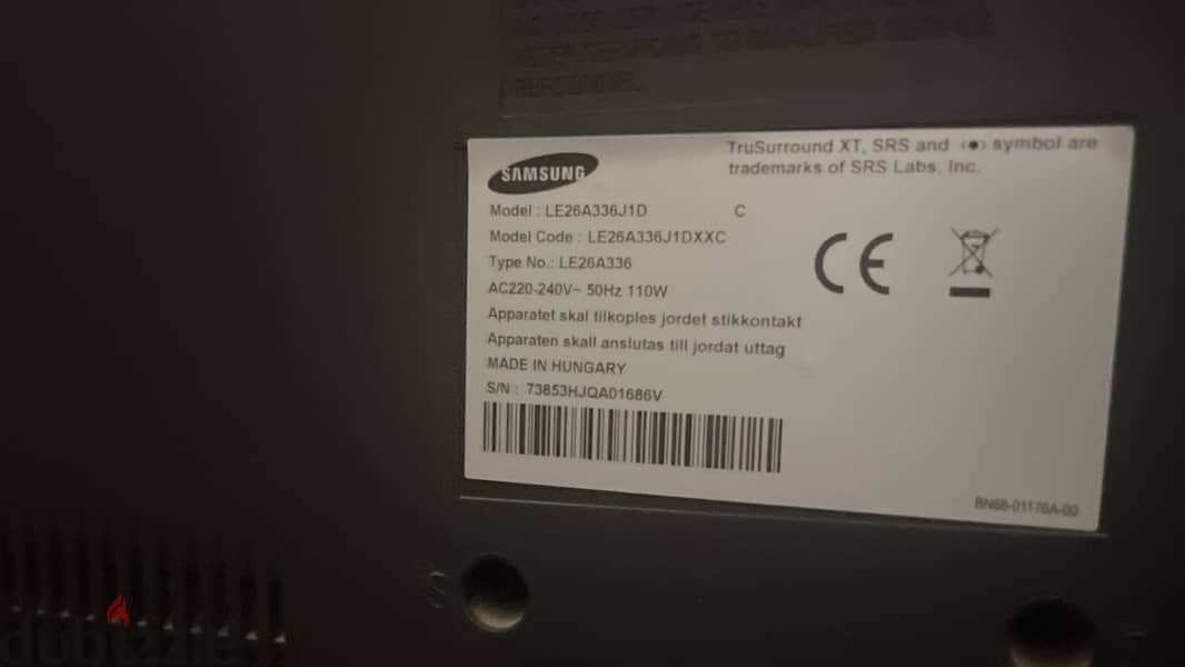 Samsung LE26A336J1D 2