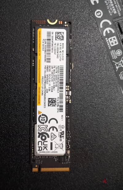 Nvme Samsung 512 Gen 4.0 x4