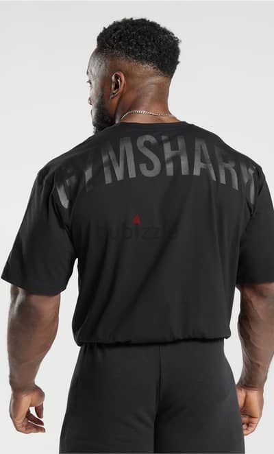 Gymshark Power T-shirt- Black (Medium)