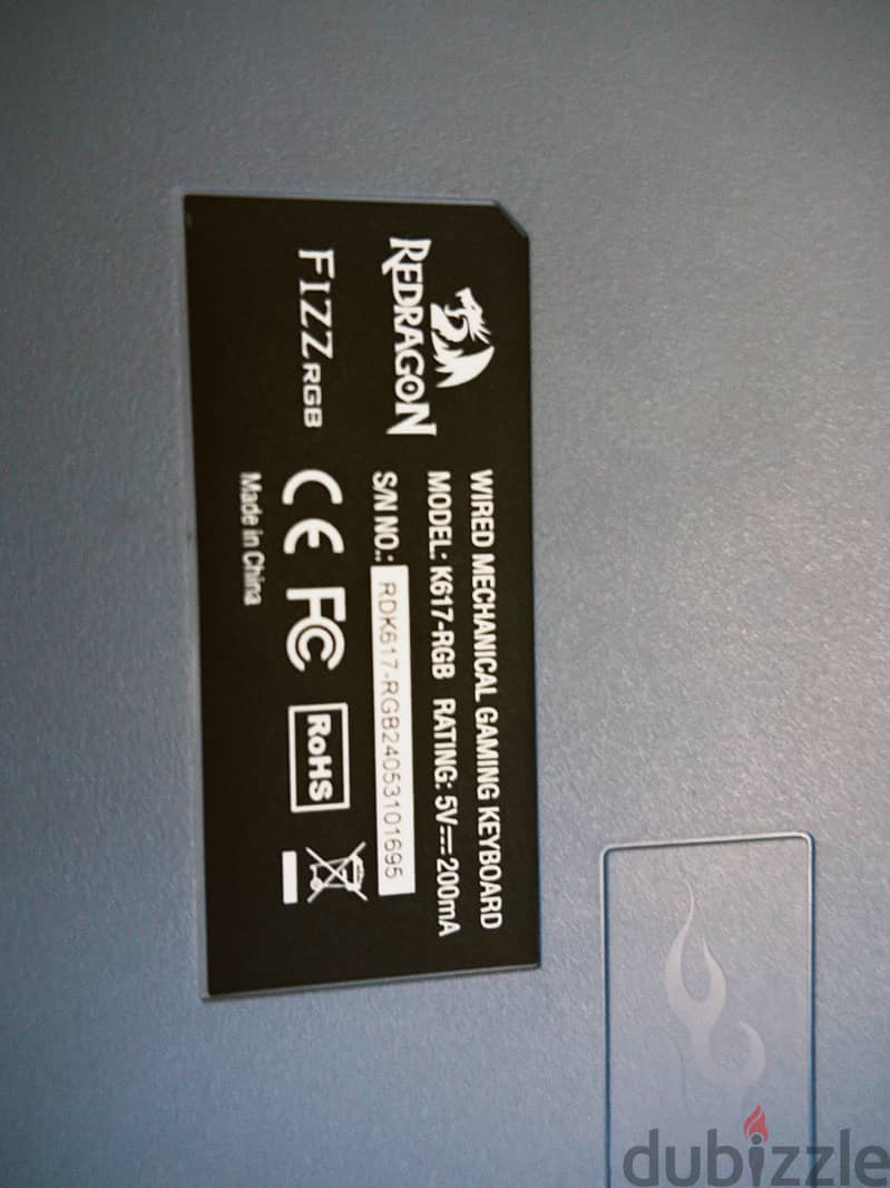 Redragon keyboard Red Switch 60% 7