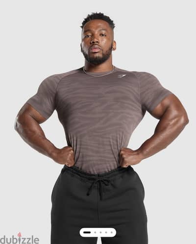 Gymshark Animal Geo Seamless T-shirt - Purple (Medium)