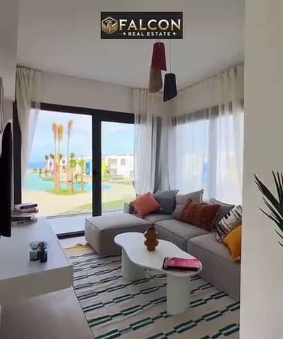 Fully Finished Chalet for Sale 3 beds with Lagoon View in Cali Coast Ras El Hekma next to Fouka Bay and Caesar sodic