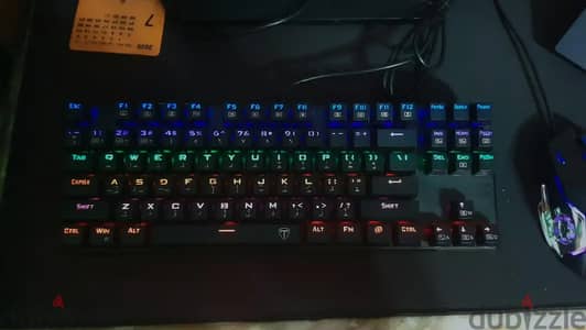 كيبورد جيمنج ميكانيكال T dagger k313