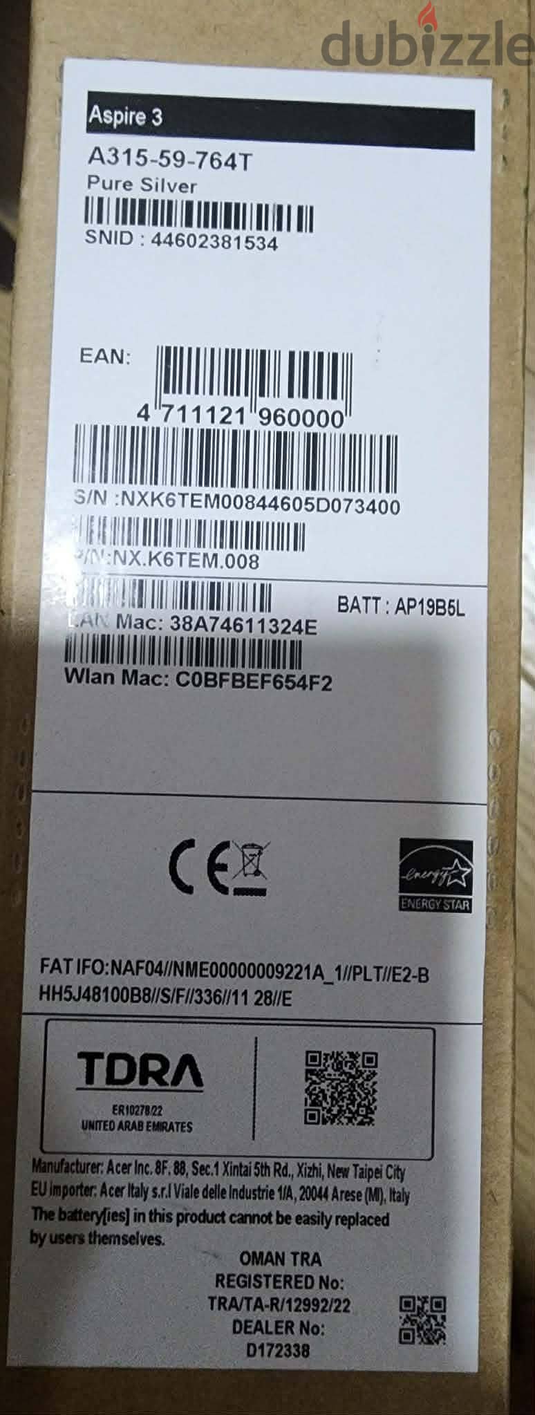 Acer Aspire 3