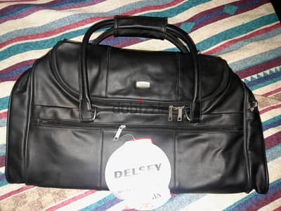 Delsey Paris - leather duffle bag