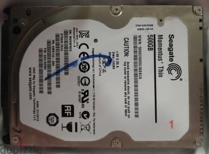 هارد 500GB HDD  لابتوب مفحوص بالكامل (100% Health)