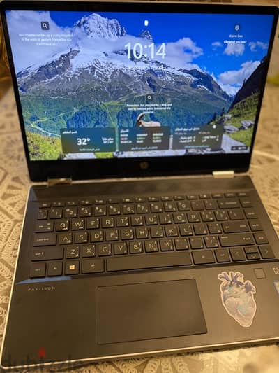 HP pavilion x360 Touch Screen convertible 14, 1TB NVIDIA graphics card