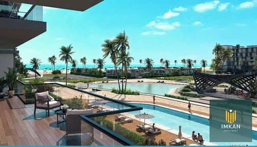 A chalet for sale on the North Coast in Jala Resort—featuring a lagoon and direct sea frontage—is available with a down payment of just 600,000. It co