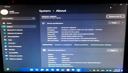 كمبيوتر  hp 280 G2 MT