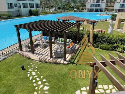 فيلا للبيع 400م ريسيل دايركت على اللاجون بأكبر جاردن في مراسي بلانكا بالساحل الشمالي - Marassi Blanca in North Coast