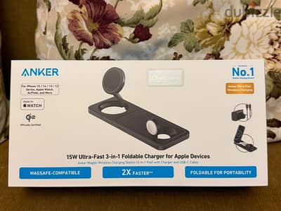 Anker 3 in 1 ultra fast wireless charger