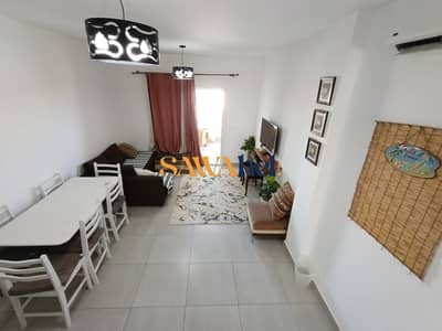 Chalet overlooking the sea in the best location of Waves. Penthouse chalet, 2 furnished bedrooms, fully equipped, view of pool and sea, immediate delivery   Waves North Coast for sale