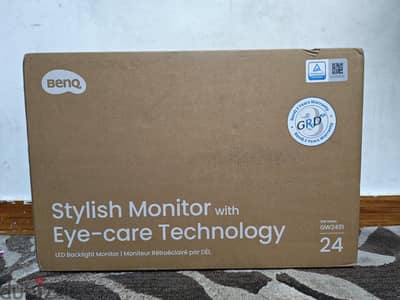 شاشه benq جديده متبرشمه للبيع