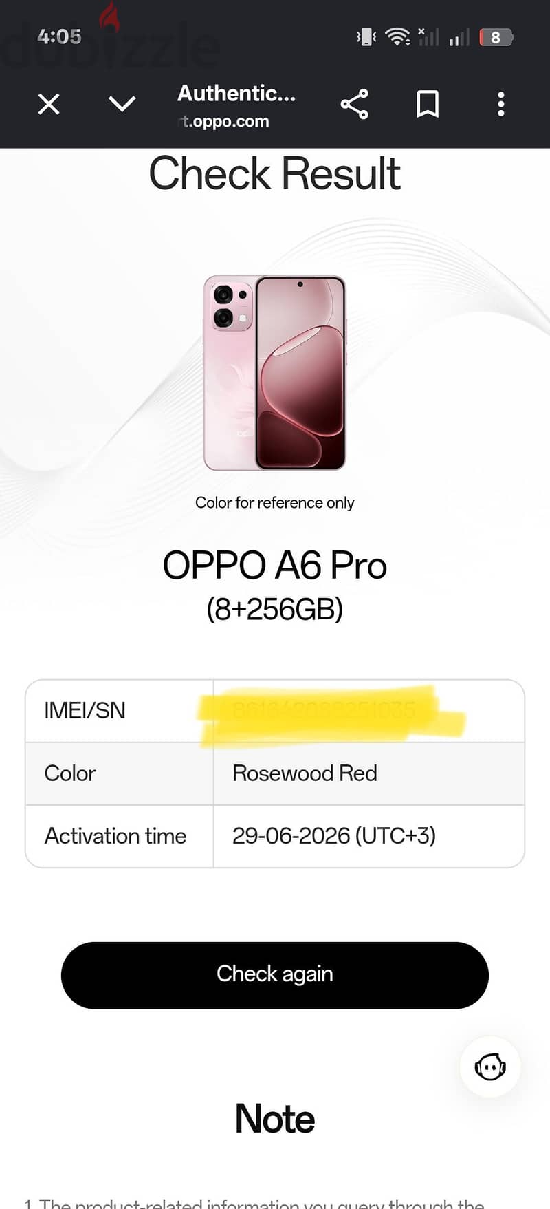 OPPO A6pro 4G 4