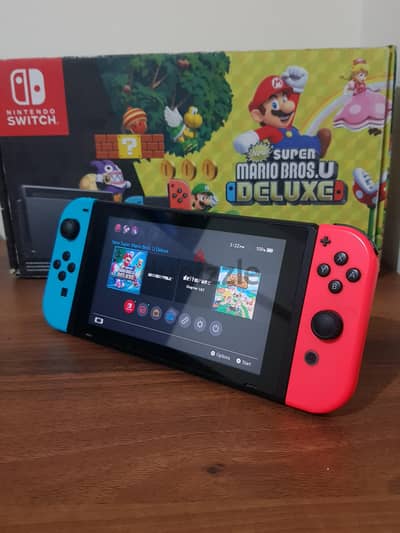 Nintendo Switch (Original V1) – Complete Set with 3 Games
