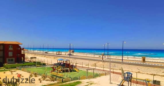 شاليه 48 م علوى على البحر مباشرة ومفروش . . للبيع فى بورتو مطروح بسعر زمان