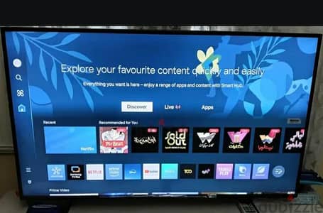 شاشة سامسونج 43  سمارت4k ورسيفر داخلى انتاج 2026 موديلDU7000
