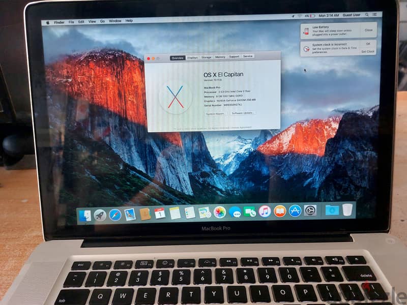 MacBook pro 2011 2