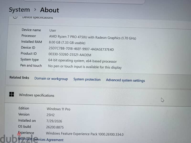 Hp elite book G7 2