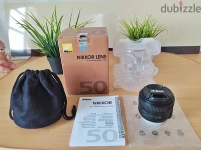 عدسة نيكون Nikon lens 50mm 1.8g