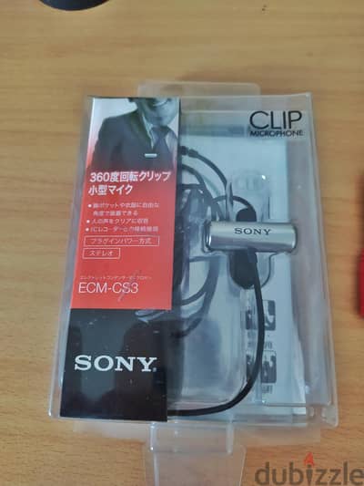 مايك سوني اصلي Sony mic ecm cs3