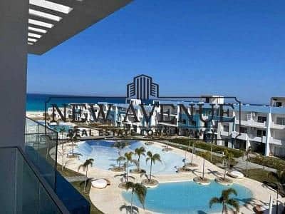 استلام فوري شاليه أرضي موقع مميزفيو مفتح لاجون مفروش بالكامل في فوكا باي الساحل الشمالي Fouka Bay north coast