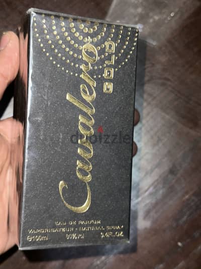 عبوة برفيوم cavalero Gold ( اورجينال ) فرنسية الصنع وارد الخارج