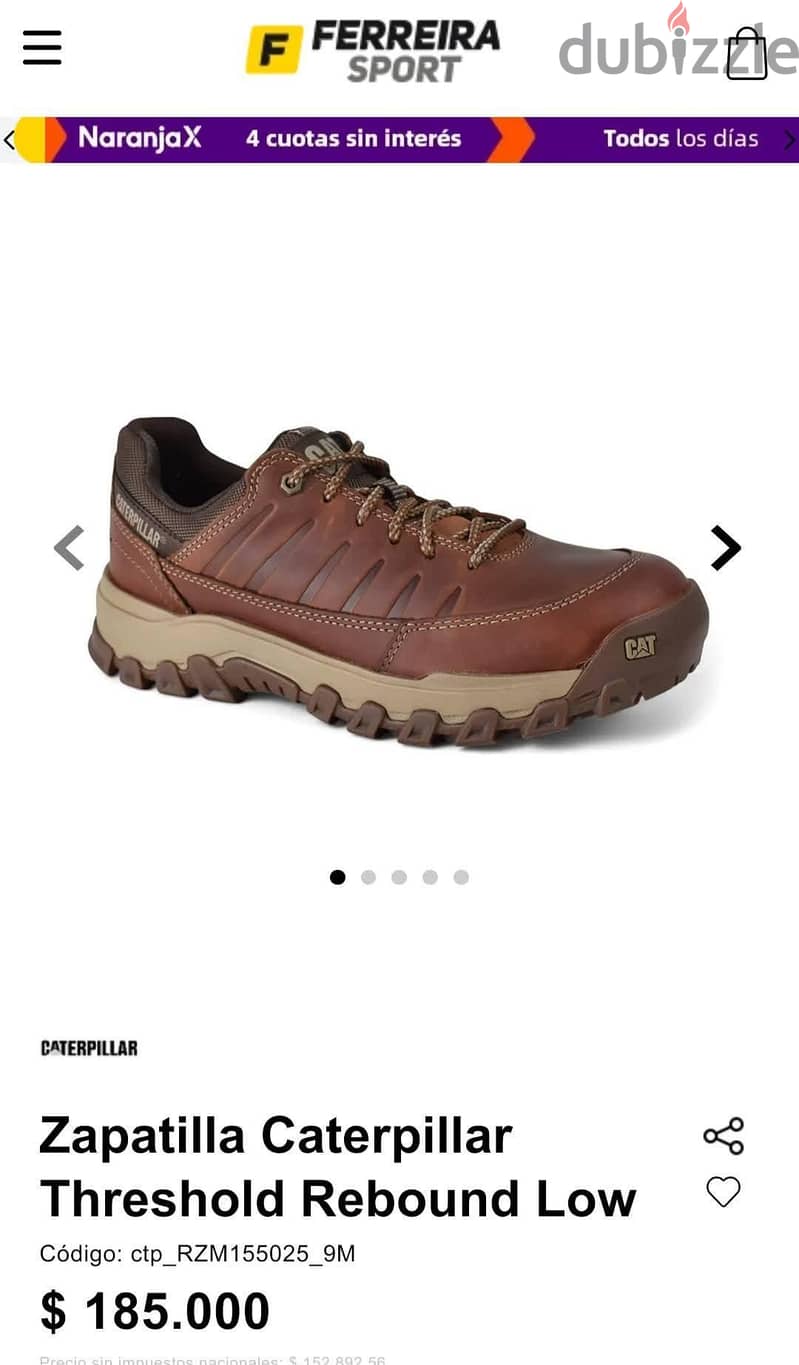 Caterpillar Threshold Shose 3