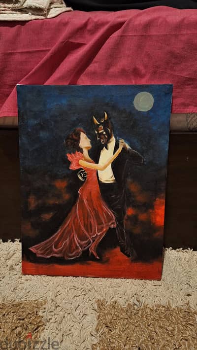acrylic dance with the devil