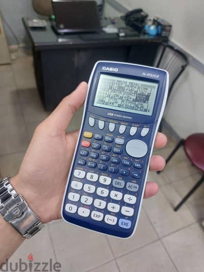 آله حاسبة كاسيو بحالة الممتازة Casio fx-9750GII USB Power Graphic
