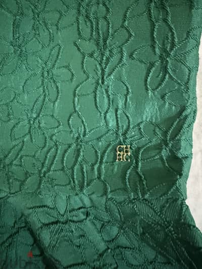 Carolina herrera green blouse