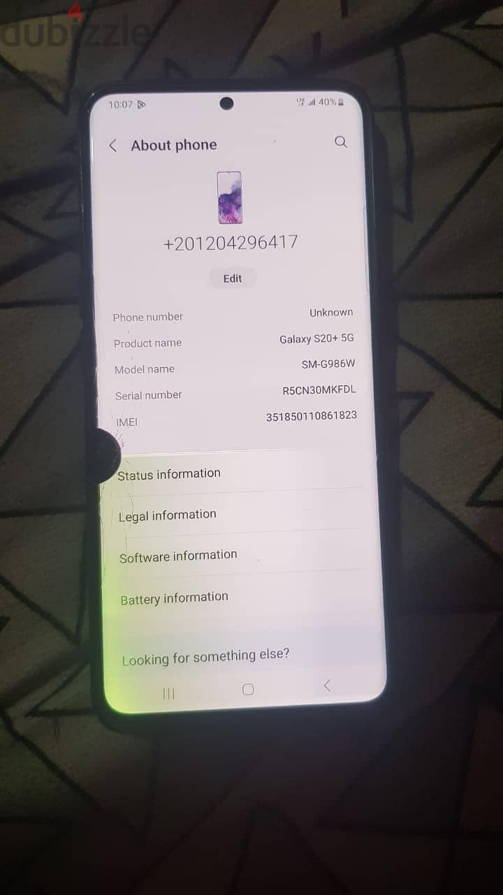 Samsung S20+5G 1